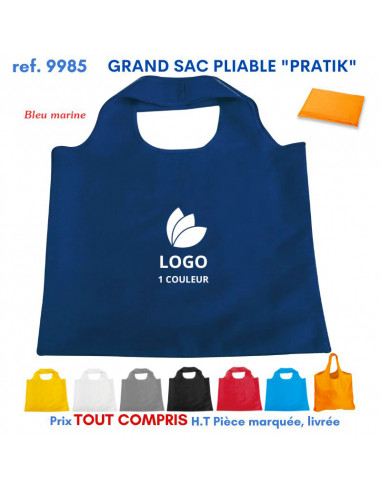 GRAND SAC PLIABLE PRATIK REF 9985 9985 SACS PLIABLES  1,64 €