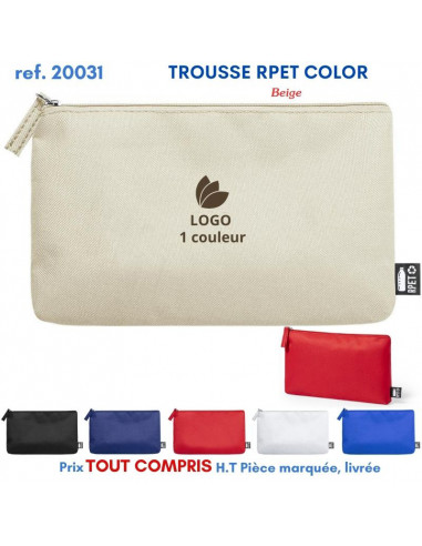 TROUSSE RPET COLOR REF 20031 20031 POCHETTE - PORTE ETIQUETTE BAGAGE  2,65 €