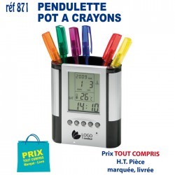 PENDULETTE POT A CRAYONS REF 871 871 Pendulette publicitaire  6,68 €
