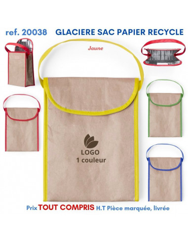 GLACIERE SAC PAPIER RECYCLE REF 20038 20038 GLACIERES - SACS ISOTHERMES  0,00 €