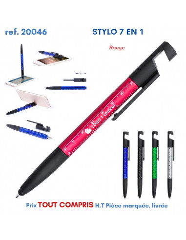 STYLO 7 EN 1 REF 20046 20046 STYLOS PUBLICITAIRES PERSONNALISES  2,10 €