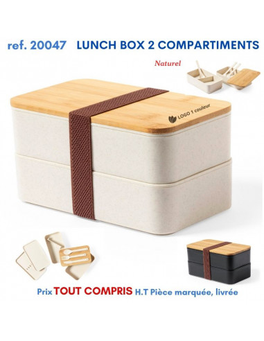 LUNCH BOX 2 COMPARTIMENTS REF 20047 20047 PRATIQUE  8,70 €