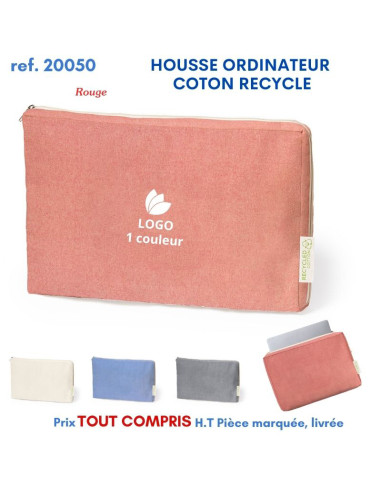 HOUSSE ORDINATEUR COTON RECYCLE REF 20050 20050 SACOCHES - PORTE DOCUMENTS  8,99 €