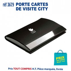 PORTE CARTES DE VISITE CITY REF 3679 3679 Porte cartes de visite personnalisé  5,85 €