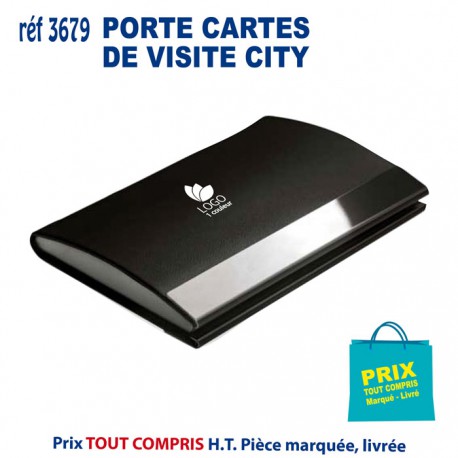 PORTE CARTES DE VISITE CITY REF 3679 3679 Porte cartes de visite personnalisé  5,63 €