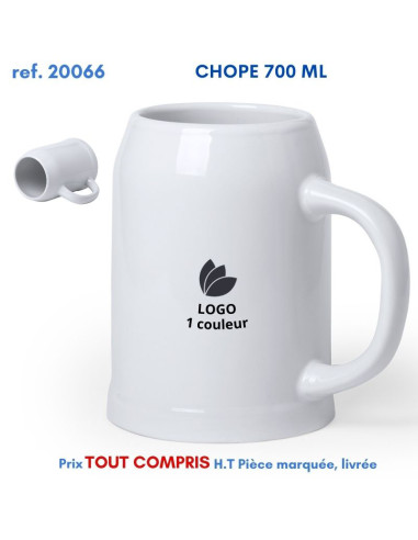 CHOPE A BIERE 700 ML REF 20066 20066 MUGS GOBELETS PUBLICITAIRES PERSONNALISES  0,00 €