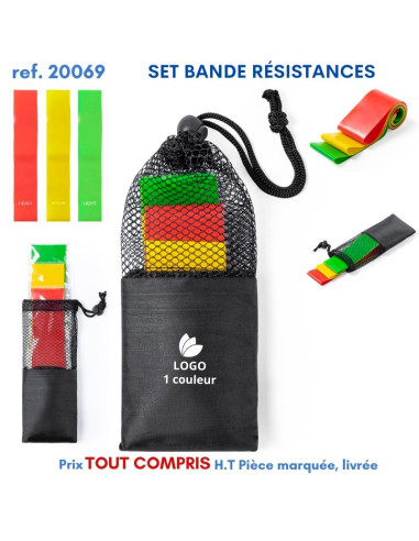 SET BANDES ELASTIQUES SPORT REF 20069 20069 SPORTS LOISIRS : OBJET PUBLICITAIRE  0,00 €