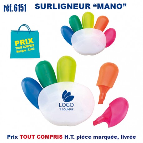 SURLIGNEUR MANO REF 6151 6151 Surligneur  2,80 €