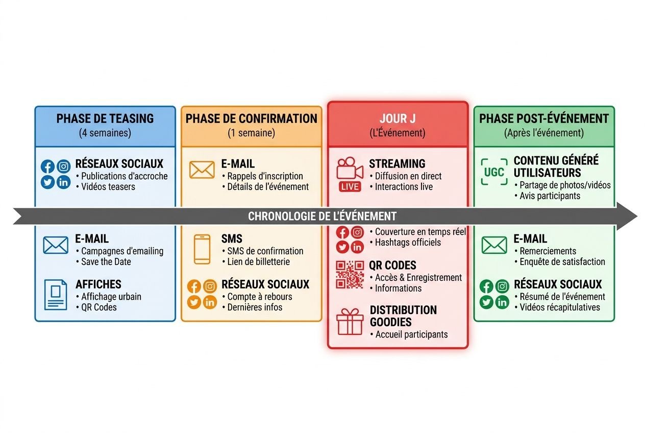 Phases de communication événementielle